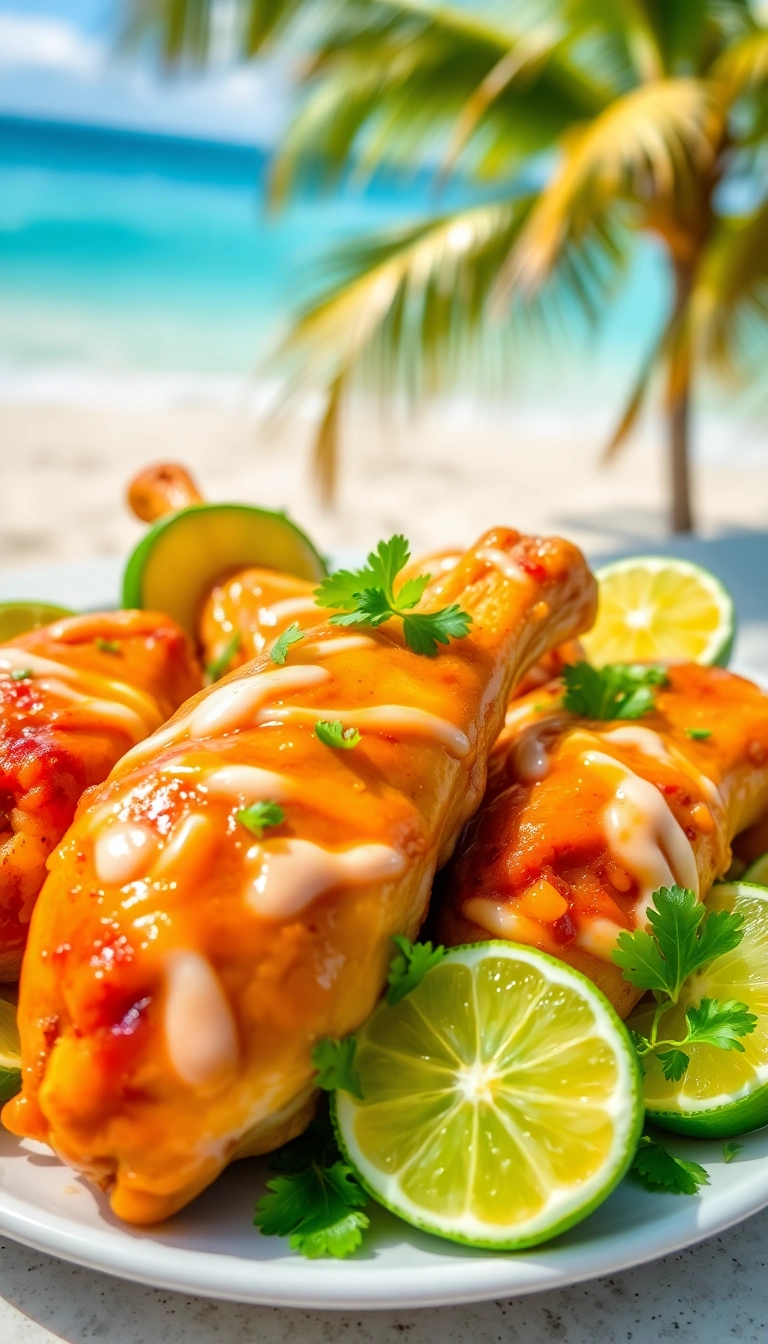 23 Healthy Slow Cooker Coconut Chicken Drumsticks Recipes You'll Love! - 1. Tropical Coconut Lime Drumsticks