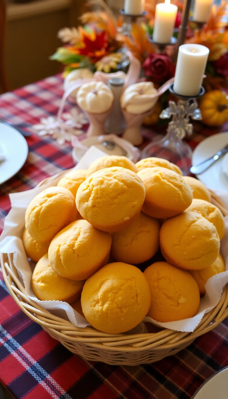 38 Thanksgiving Recipes Ideas You Won't Believe Are This Easy! - 13. Cornbread Muffins