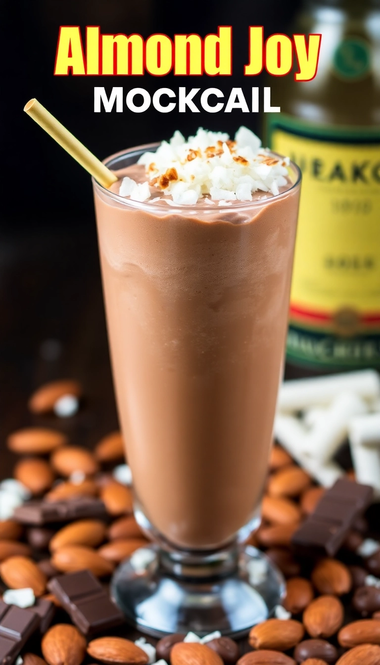 24 Yummy Top Mocktails Ideas That Will Make You Forget About Cocktails! - 19. Almond Joy Mocktail