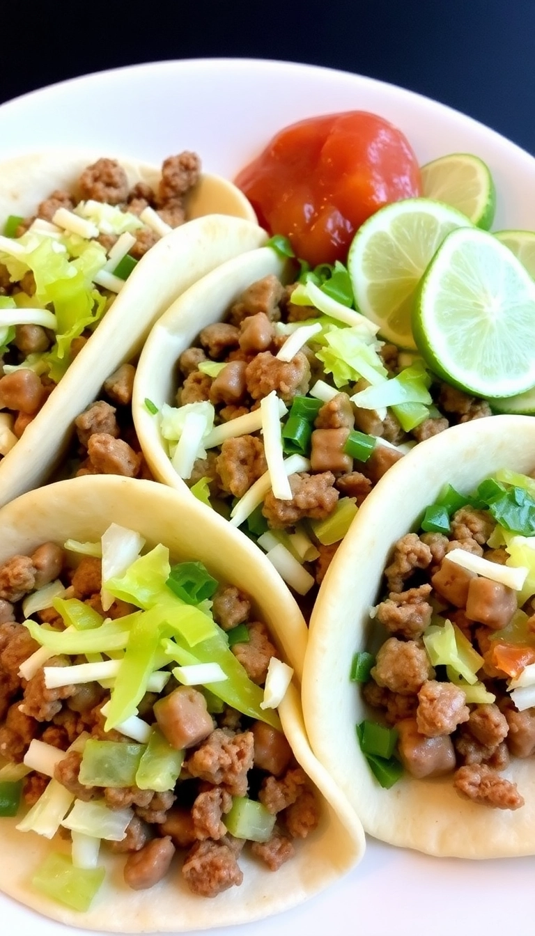 26 Cozy Dinner Recipes That Are Quick, Easy, and Absolutely Delicious! - 15. Simple Beef Tacos