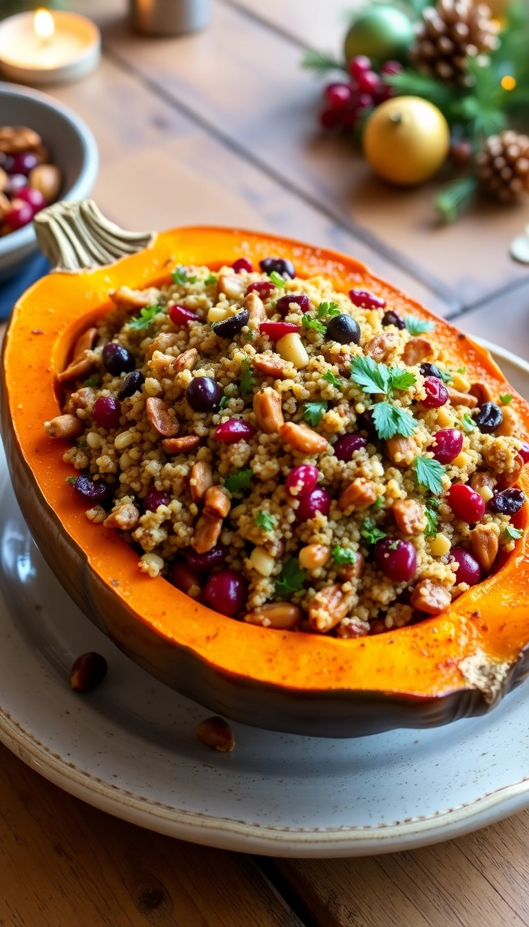 22 Christmas Eve Dinner Ideas That’ll Make You the Star of the Holiday Feast! - 3. Stuffed Butternut Squash