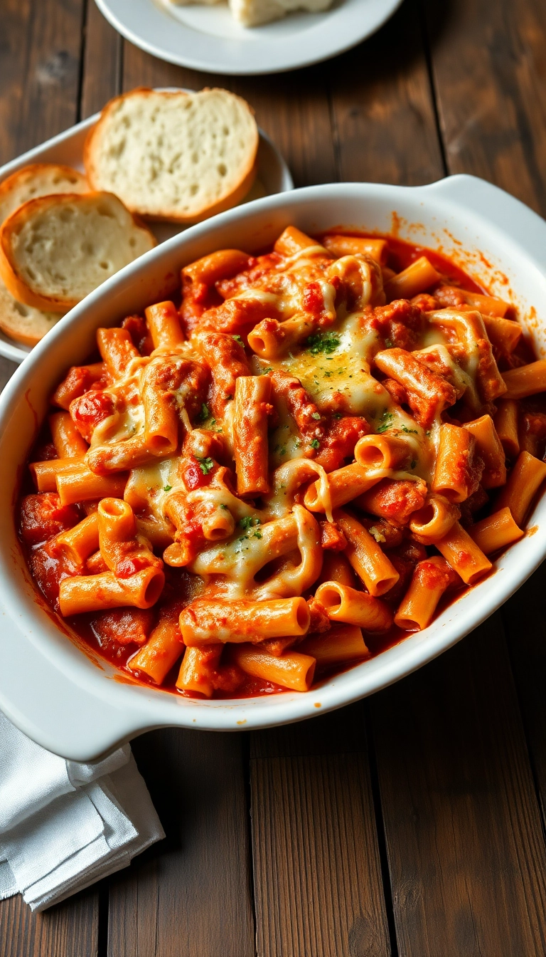 39 Dinner Recipes That Will Make Family Time Deliciously Fun! - 7. Baked Ziti with Meatballs