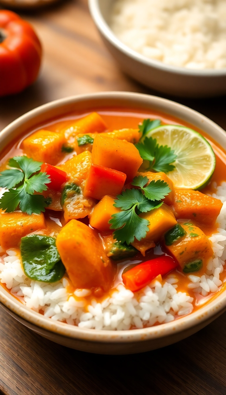 28 Non-Traditional Thanksgiving Dinner Ideas That Will Impress Your Guests! - Thai Pumpkin Curry