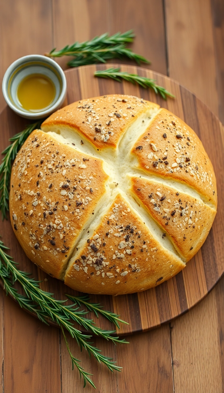 22 Savory Bread Recipes That'll Change Your Dinner Game Forever (You Won't Believe #11!) - 5. Rosemary Olive Oil Bread