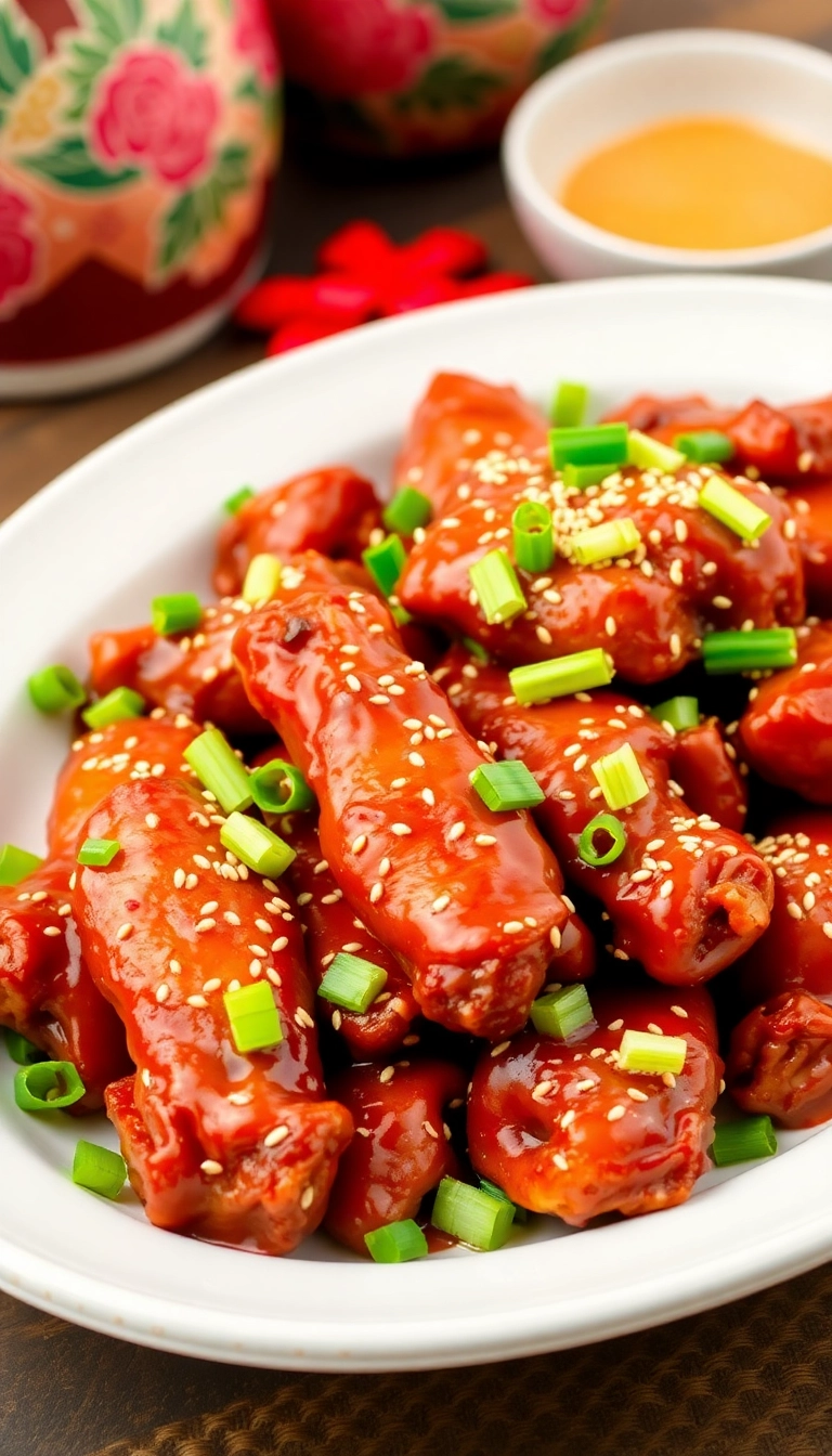 24 Spicy Snack Ideas That Will Make Your Munchies Go Wild! - 13. Korean Spicy Chicken Wings