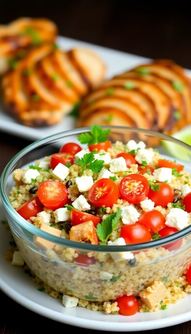 24 Genius Side Dishes for Smoked Chicken (You Need #15!) - 6. Mediterranean Quinoa Salad