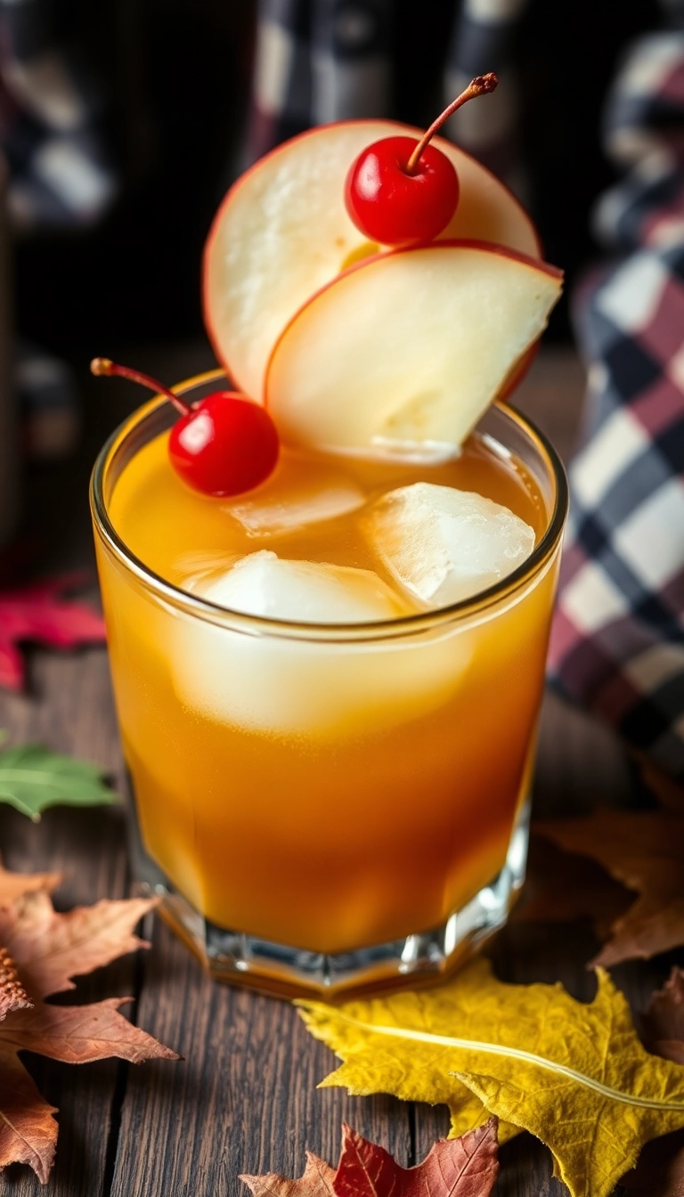 34 Apple Cider Cocktail Ideas That'll Make You Fall in Love with Autumn! - 8. Apple Cider Whiskey Sour