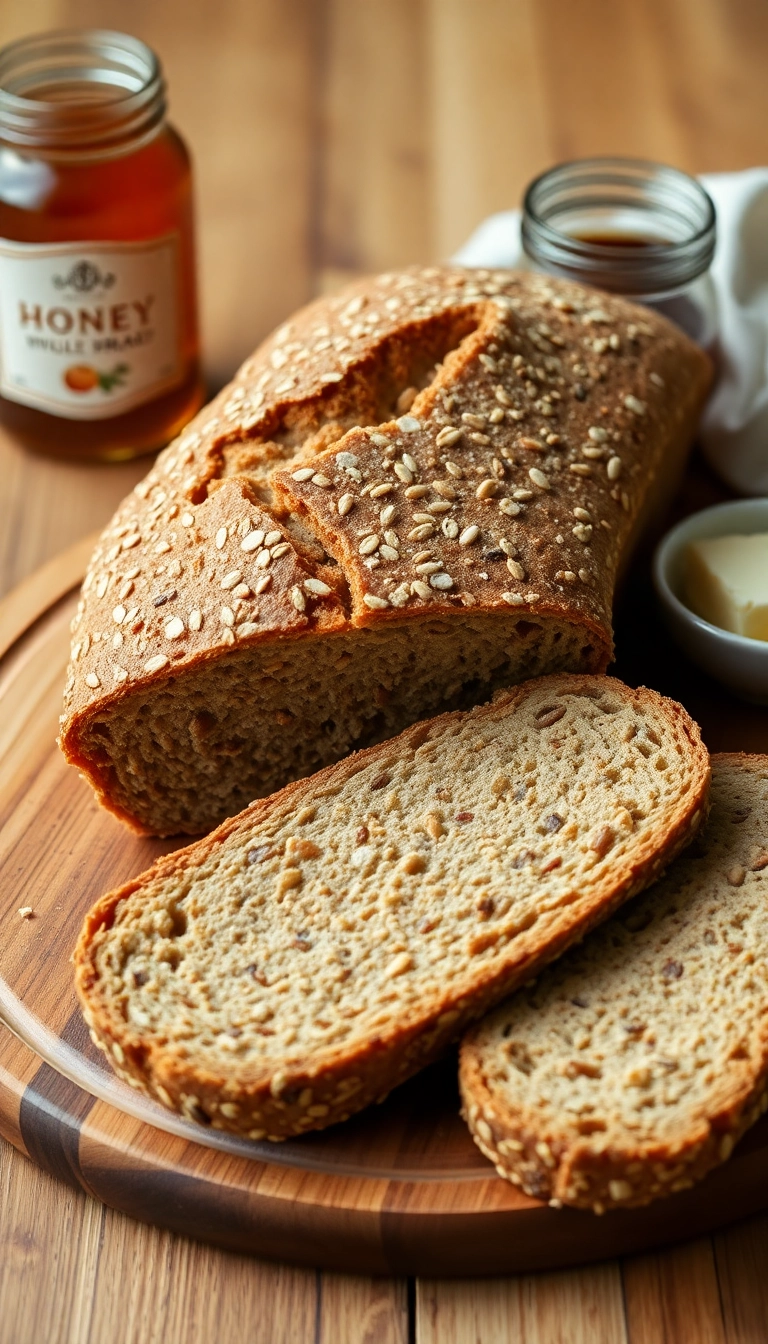 38 Fresh-Baked Bread Ideas That'll Make Your Kitchen Smell Divine! - 5. Whole Wheat Honey Bread